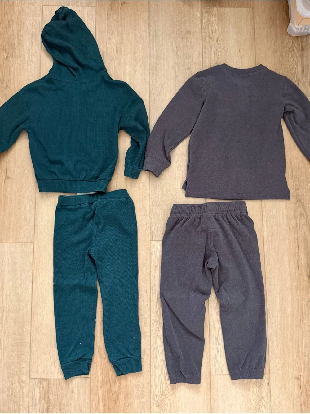 Old Navy Teal Hoodie & Charcoal Joggers Set Bundle